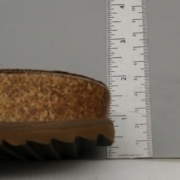 Treasure & Bond Womens Criss Cross Strap Slide Slipper Leopard Faux Fur Flat 7M - Picture 7 of 9